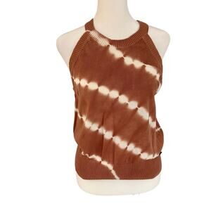 DKNY Halter Tie-Dye Top Medium